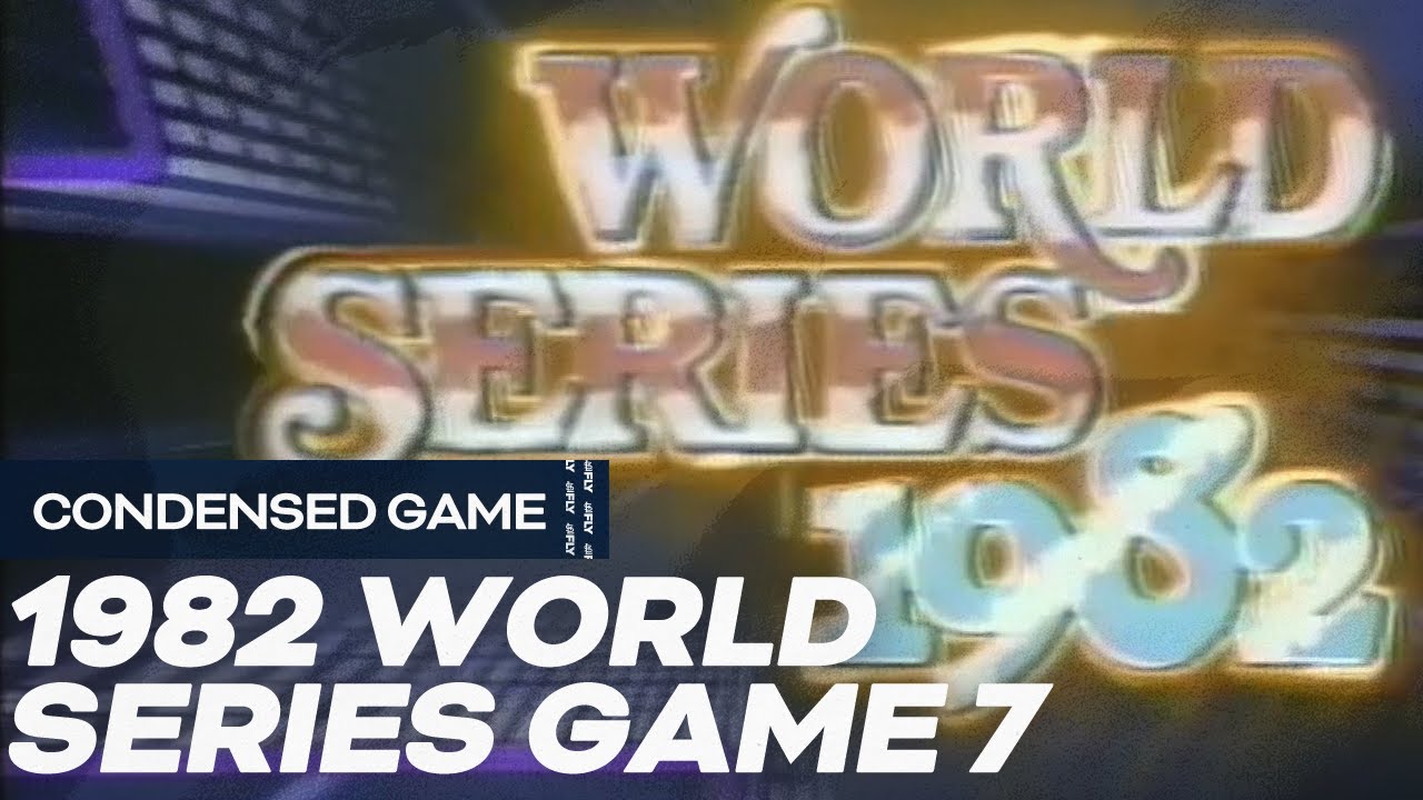 Watchin' Baseball  1982 World Series Game 7 
