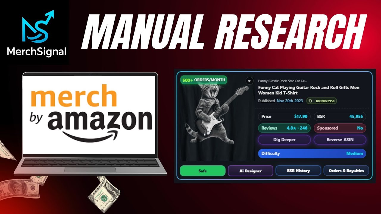 Manual Search Tutorial – Analyze Winning Amazon Merch Designs with ...