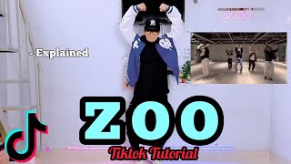 ZOO Dance Challenge | Tiktok Tutorial | Easy Step by step for beginners