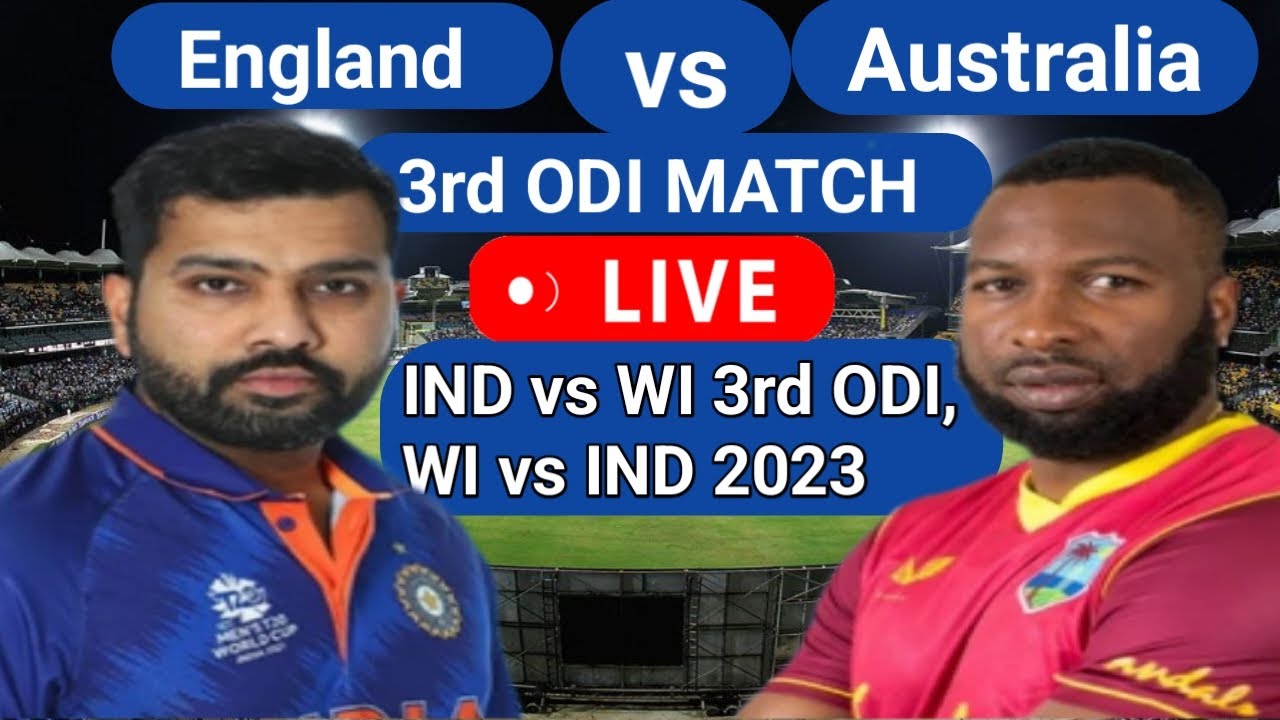 India vs West Indies 3rd ODI 2023 how to watch Ind vs Wi wtch match live, Live Scores and Commentary