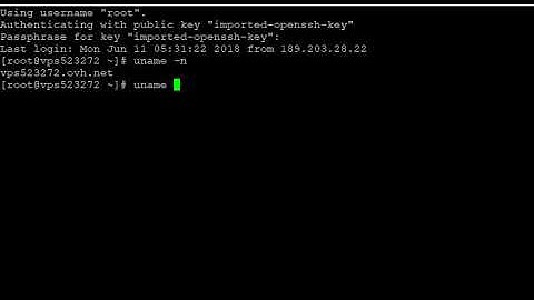 How to view a Linux network hostname