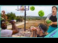 MESSY RANDOM OBJECT BASKETBALL SHOOTOUT!