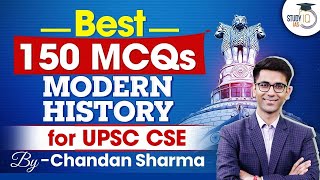 Best 150 Modern History Questions for UPSC Prelims 2024 | Modern History through MCQs | StudyIQ IAS by StudyIQ IAS 4,890 views 2 days ago 4 hours, 44 minutes