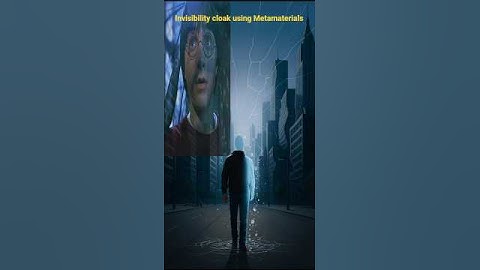 Invisibility cloak! #cloak #harrypotter #invisibilitycloak #invisible #metamaterials #subscribe