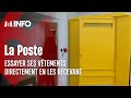 La poste installe des cabines dessayage dans ses bureaux 