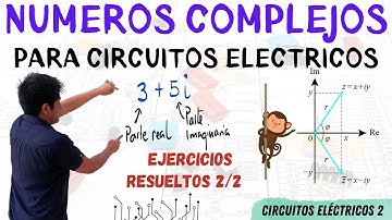 NUMEROS COMPLEJOS en CIRCUITOS de CORRIENTE ALTERNA ➤ 2 EJERCICIOS RESUELTOS [EXPLICACION FACIL]😎