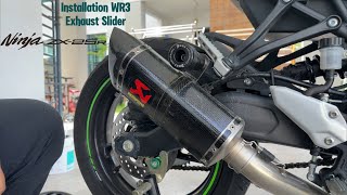 Installation WR3 Exhaust Slider on Modenas ZX-25R SE