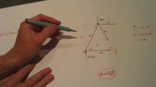 Resolving a system of co planer forces on a Truss graphically 2