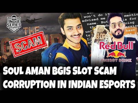 @SoulAman on BGIS Slot Scam by fake Management & team Insane Owner on Indian E-sports Corruption