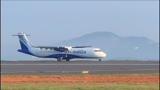 Indigo ATR-72-600 takeoff from CCJ to MAA.