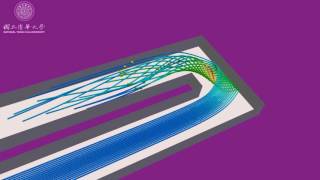 Paraview: CFD Visualization of Laminar Flow in a Two-Pass Square Channel