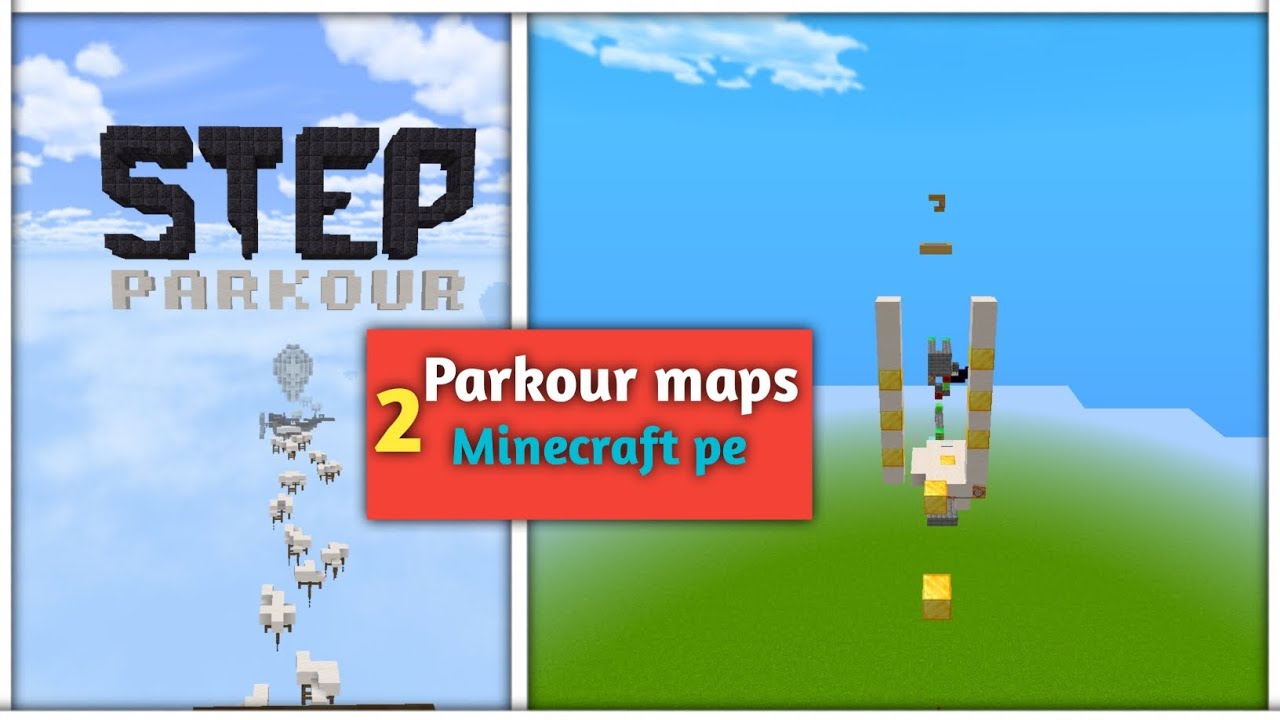 Top 2 Parkour maps for Minecraft pocket edition. |Minecraft - YouTube