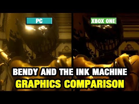 Bendy And The Ink Machine Graphics Comparison Pc Vs Xbox One Youtube - roblox bendy and the ink machine xbox one youtube