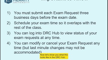 For Students: Testing Request Overview and Step-by-step Instructions