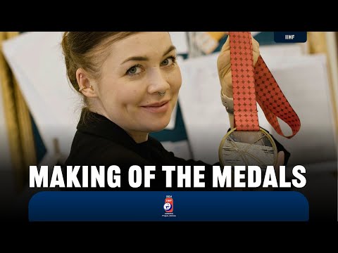 2024 IIHF WM - Making of the medals