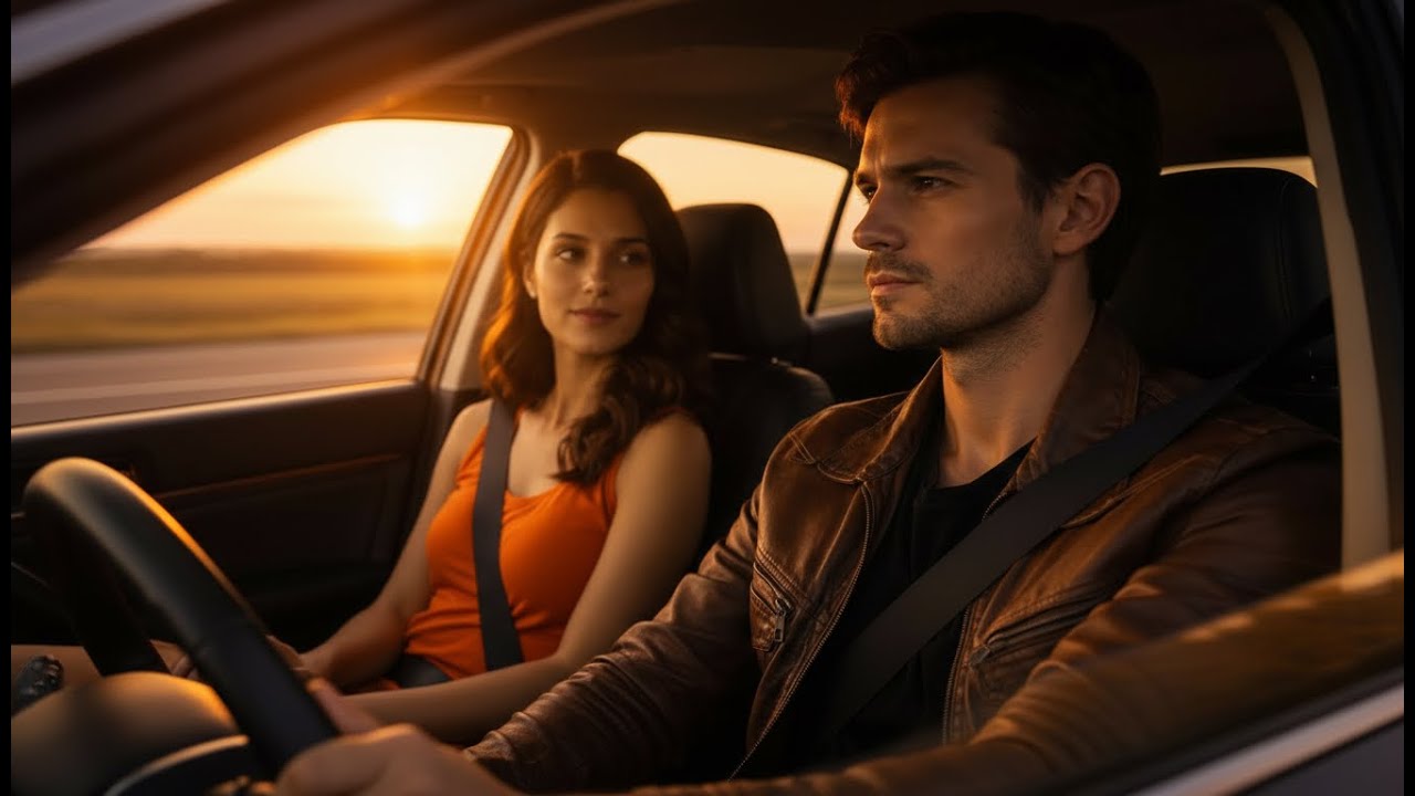 Na estrada, ele manteve distância… até que alguém não se afastou.