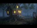 Night Rain at the Old Cabin | A Quiet Place to rest your Heart | no Ads