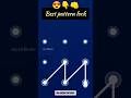 pattern design(M)😍 #pattern_unlock #pattern #patternart #patternlocksetting #viral #best #shortvideo