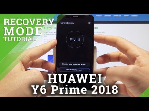 How to Enter Recovery Mode in HUAWEI Y6 Prime 2018 - eRecovery Mode