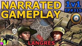 CoH3 | Artillery overhead, dig in | Narrated Gameplay 1v1 British Forces EP#315