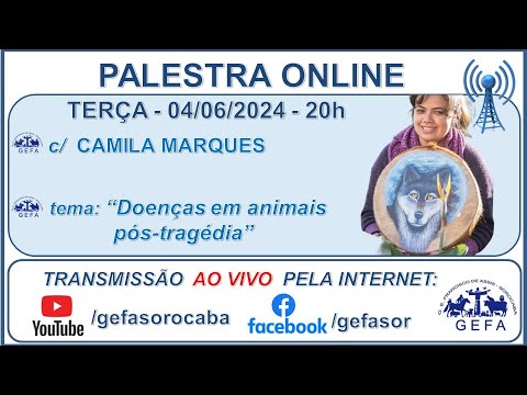 Assista: Palestra Online - c/ CAMILA MARQUES (04/06/2024)