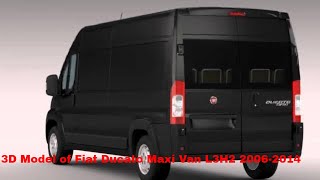 3D Model of Fiat Ducato Maxi Van L3H2 2006-2014 Review