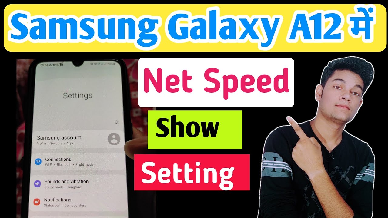 How to Show Internet Speed on Status Bar in Samsung  