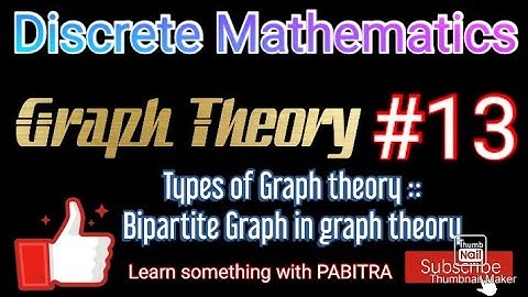 Graph Theory ll Types Of Graph ll Bipartite Graph ll Learn Something With PABITRA #graph#graphtheory