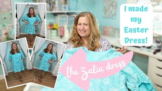 The beautiful Zalia Dress by Style Arc easy to sew