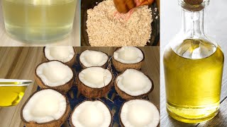 How To Make Coconut Oil At Home Without Blender!