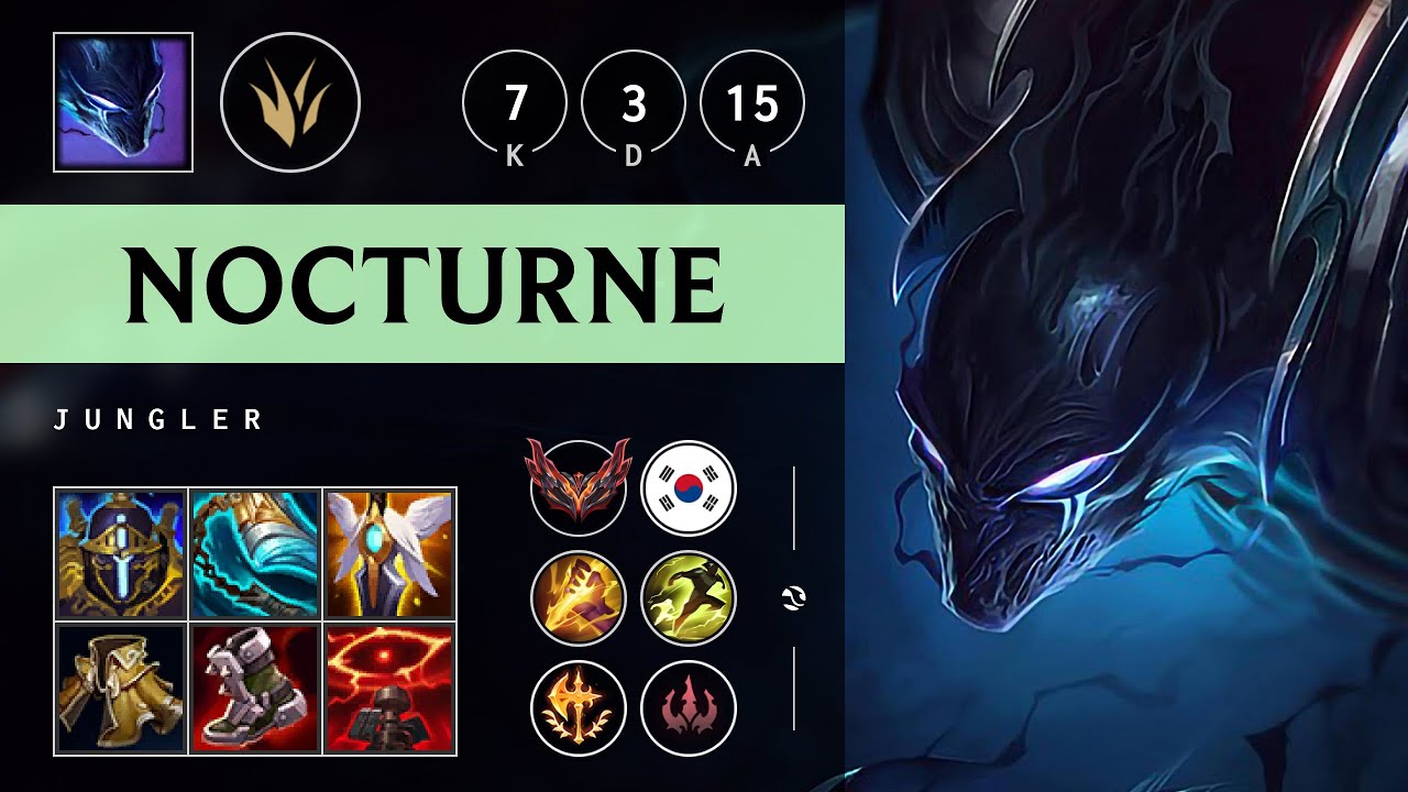 Nocturne Jungle vs Viego - KR Grandmaster Patch 25.18