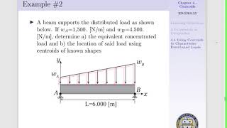 Lecture 10 - Distributed Loads and Example 2