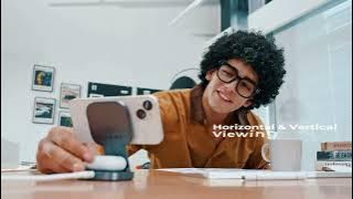 AUKEY MagFusion L 二合一Qi2磁吸折疊式旅行無線充電器