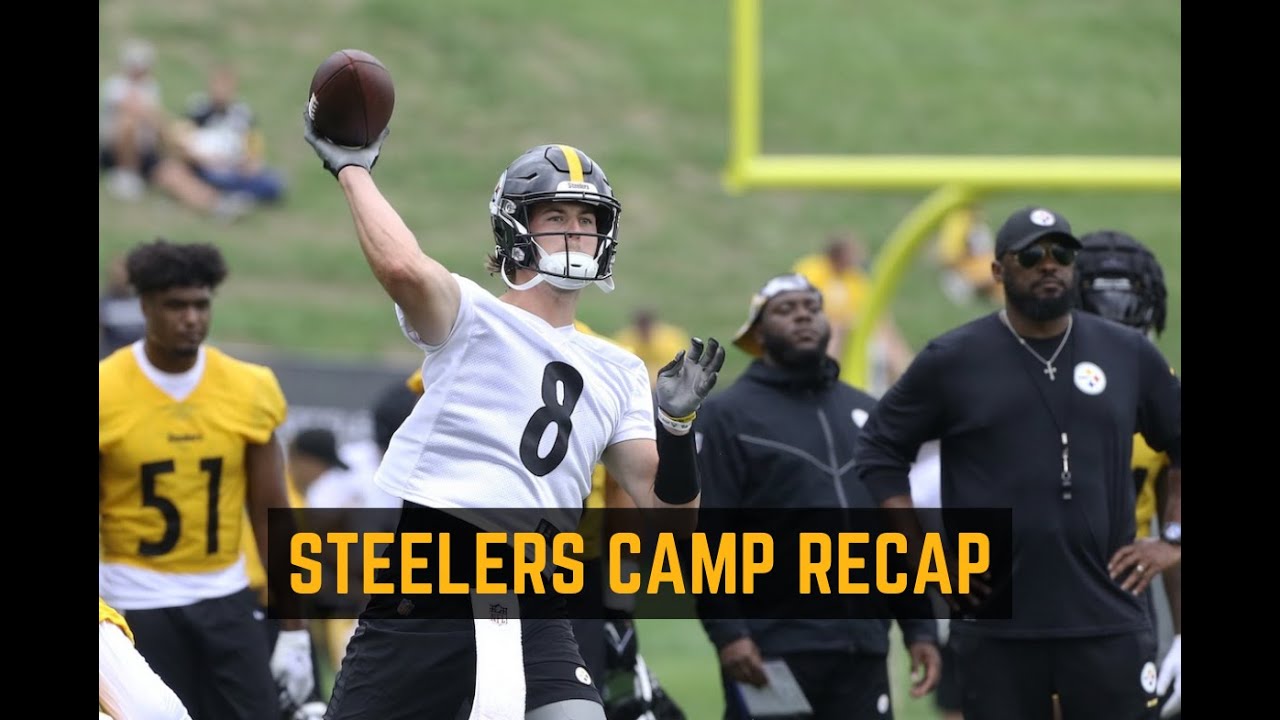 Steelers Training Camp Recap: QBs Struggle, First Camp Fight - YouTube