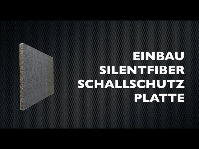 Einbau Silnetfiber Schallschutzplatte Schallschutz Zum Nachbarn In Der Wohnung Selber Verbessern Youtube