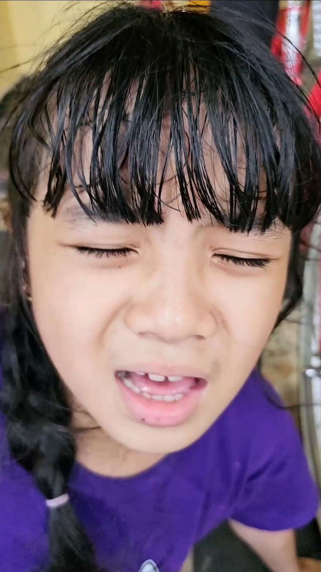 Crying, luckily there is a mother