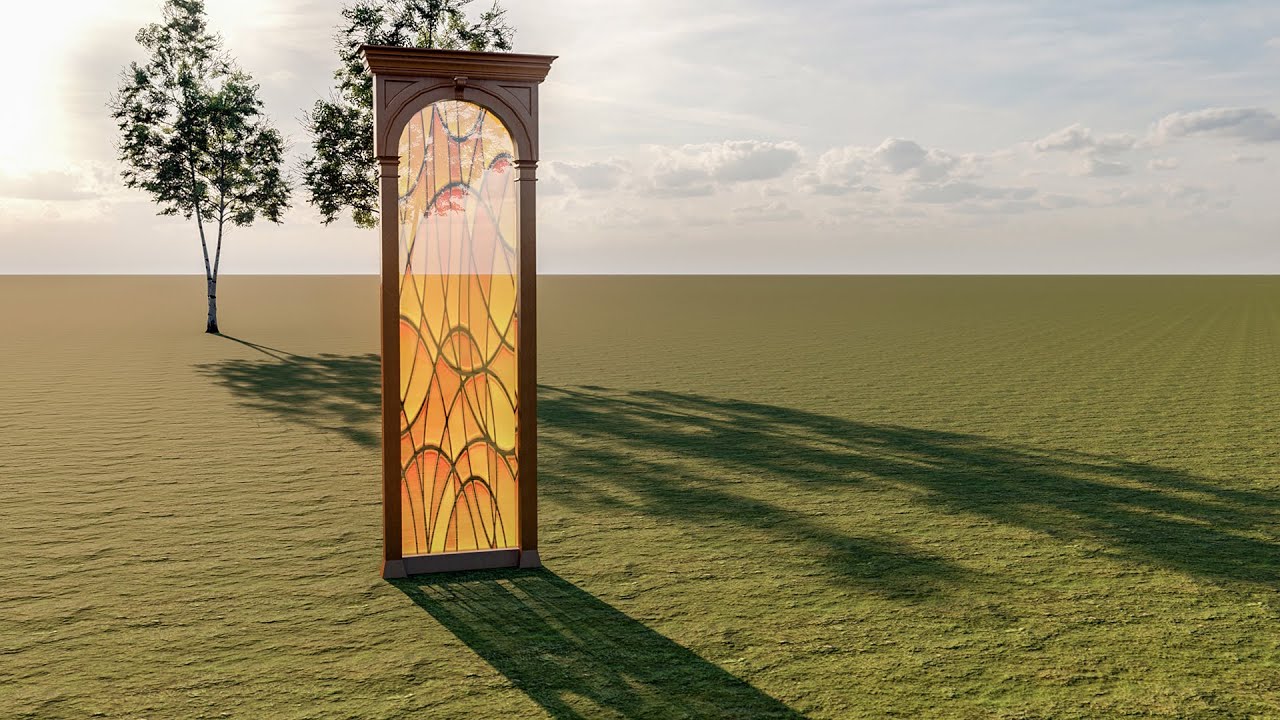 How to make glass painting material for Lumion Part 2 (shadow fix