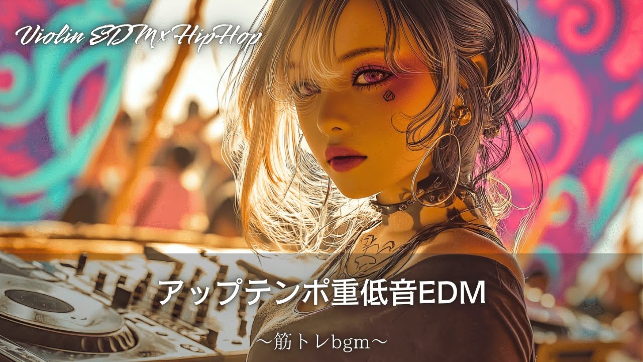 【重低音】アップテンポ重低音EDM🔥バイオリンedm｜ドライブ音楽,テンション上がる曲｜筋トレbgm