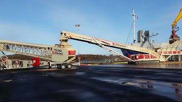 Telestack Hopper Feeders Barge & Shiploading