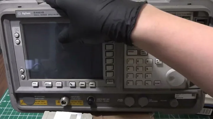 Agilent E4403B Spectrum Analyzer repairs - reinstall os