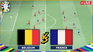 🔴LIVE : Belgium vs France | PLAY OFFS | UEFA Euro Cup 2024 | Full Match Streaming