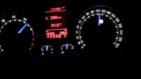 MKV Golf R32 Launch Control, 0-100km/h