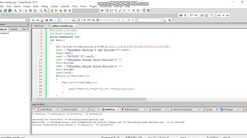 Program c++ pilihan operasi matriks