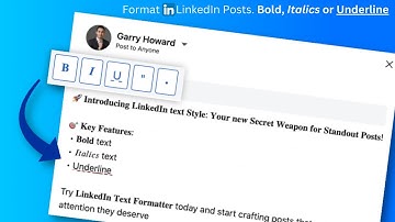 Boost Your LinkedIn Posts with LinkedIn Text Formatter | How to Bold Text in LinkedIn Posts
