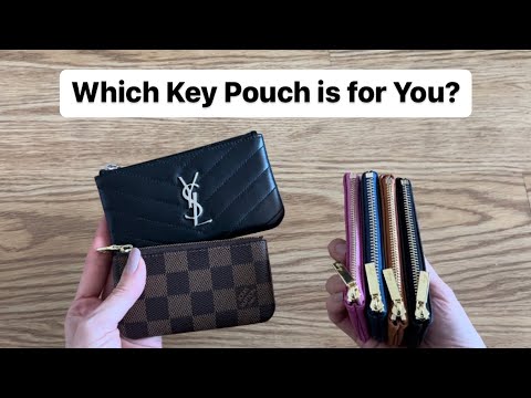 Let's Dupe the Louis Vuitton Key Pouch! Review and Comparison of 3   Inspired Items - Bargain! 