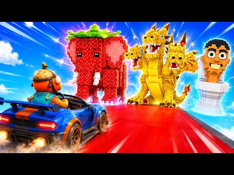 DRIVING for brainrot in FORTNITE 🤣
