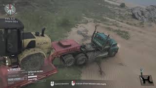 SPINTIRES MUDRUNNER LOADING NEW HOLLAND W170C