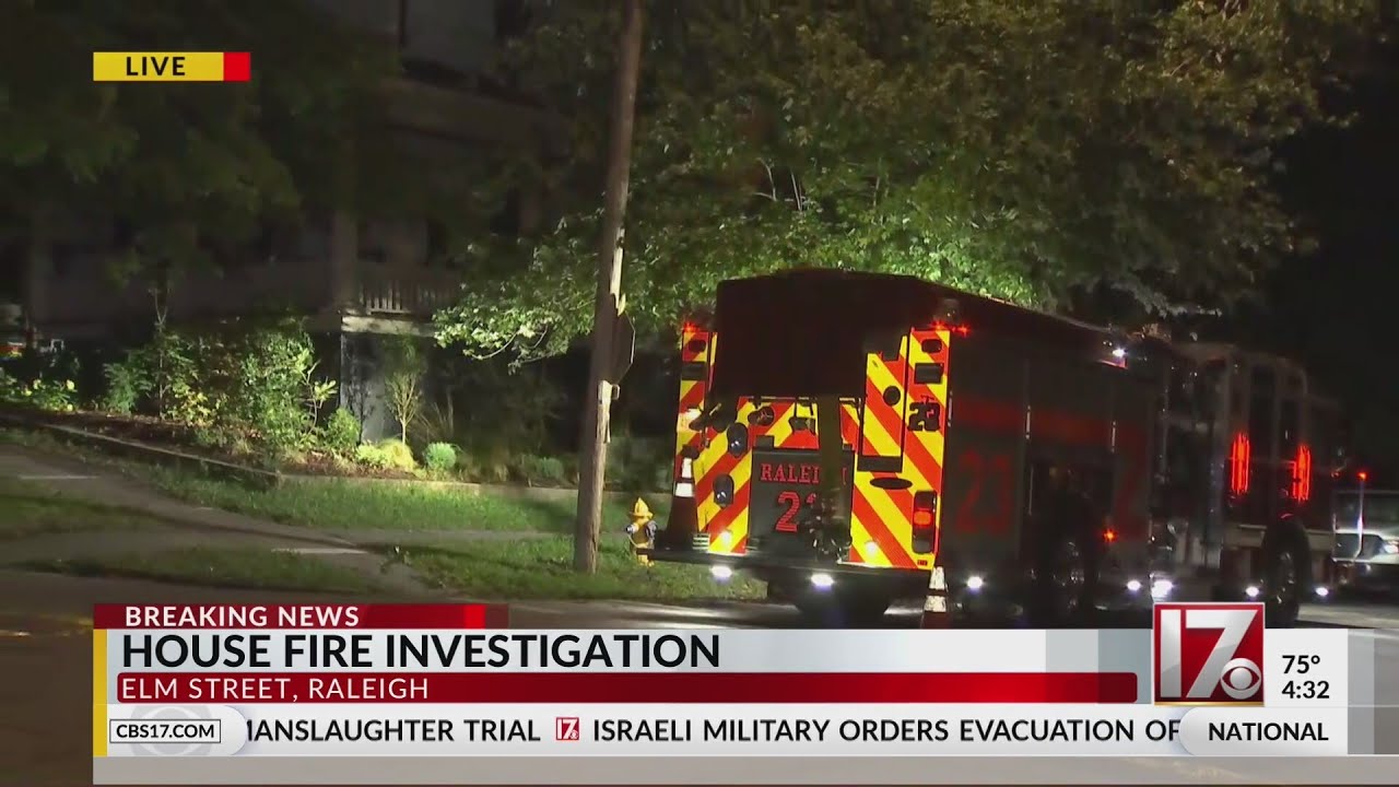 7 displaced after house fire in Raleigh's Historic Oakwood neighborhood