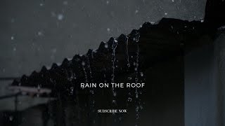 5 Hours of Rain Sounds on a Rooftop (Rain on Tin/Metal Roof) || Deep Sleep All Night Long