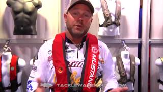 Tw discusses the mustang elite hydrostatic life jacket with mike
mclelland at 2014 icast show in orlando.
http://www.tacklewarehouse.com/icast14.html?cco...
